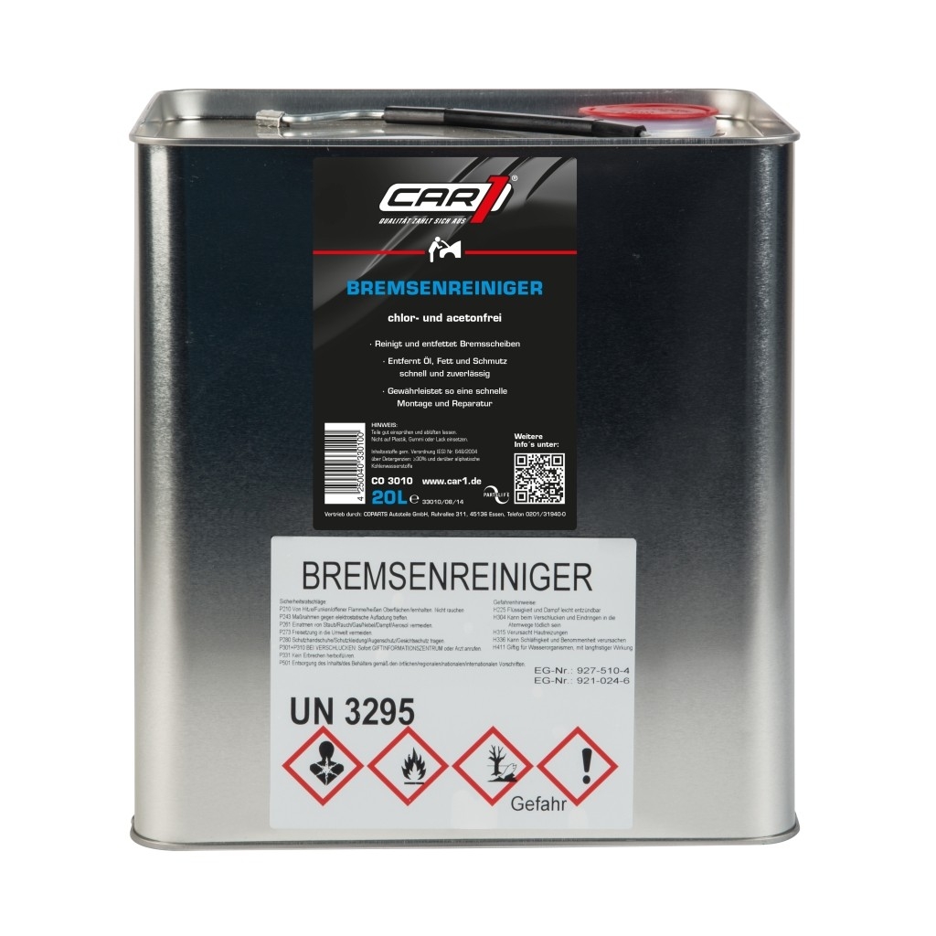 Bild von CAR1-Bremsenreiniger - 20 ltr. (VPE=1 Stück)